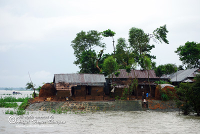 Villages of Tanguar Haor, Sunamganj